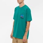 Tired Skateboards Men's Tipsy Mouse Embroidered T-Shirt in Green