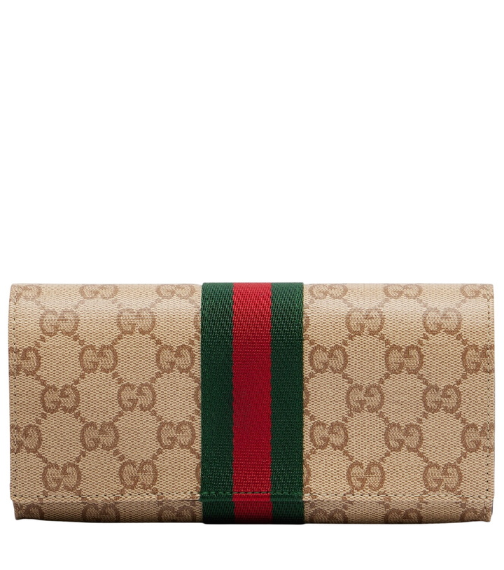 Photo: Gucci Essence GG canvas wallet