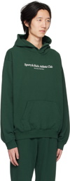 Sporty & Rich Green 'Athletic Club' Hoodie