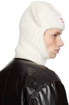 Charles Jeffrey LOVERBOY White Fluffy Rabbit Balaclava