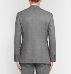 Kingsman - Grey Slim-Fit Houndstooth Wool Suit Jacket - Gray