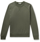 The Row - Sal Loopback Cotton-Jersey Sweatshirt - Green