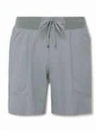 Lululemon - License to Train 7&quot; Linerless Slim-Fit Straight-Leg Stretch Recycled-Shell Drawstring Shorts - Gray