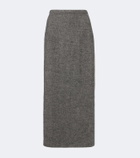 Magda Butrym Wool and cashmere-blend midi skirt