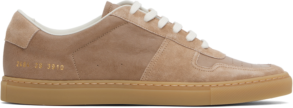 Common Projects Brown BBall Duo Slim Sneakers