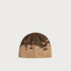 Gramicci Mohair Splatter Beanie in Taupe Splatter