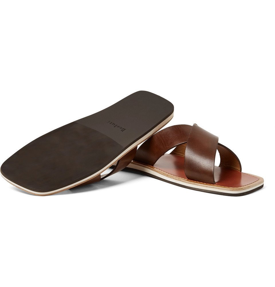 Sifnos Scritto Leather Sandal