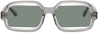 Henrik Vibskov Gray Bird In Face Olga Sunglasses