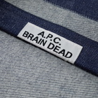 A.P.C. x Brain Dead Denim Tote Bag