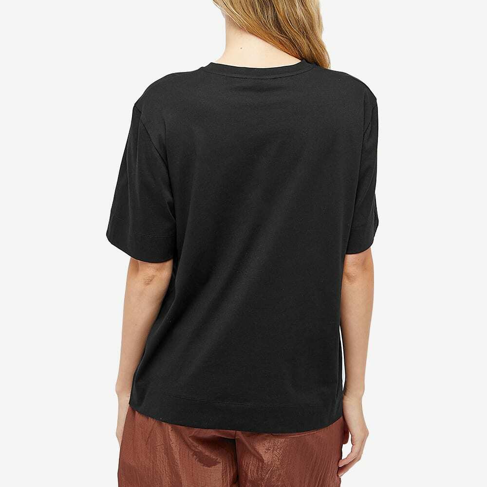 Tシャツ・カットソー GANNI Women Tops W0175NY 099 BLACK GANNI Women's Software Logo Loose Fit T-Shirt in Black GANNI
