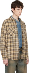 Nudie Jeans Brown Julian Worker Shirt
