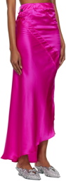 Ottolinger Pink Multiline Maxi Skirt