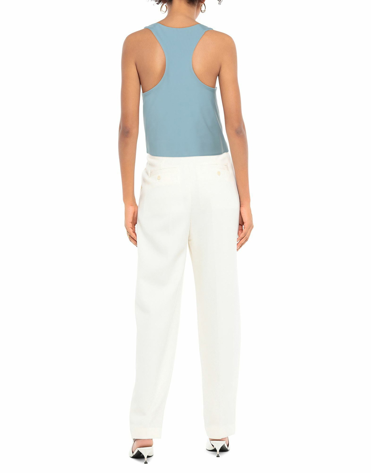 Girlfriend Collective Womens Top Sky in Blue