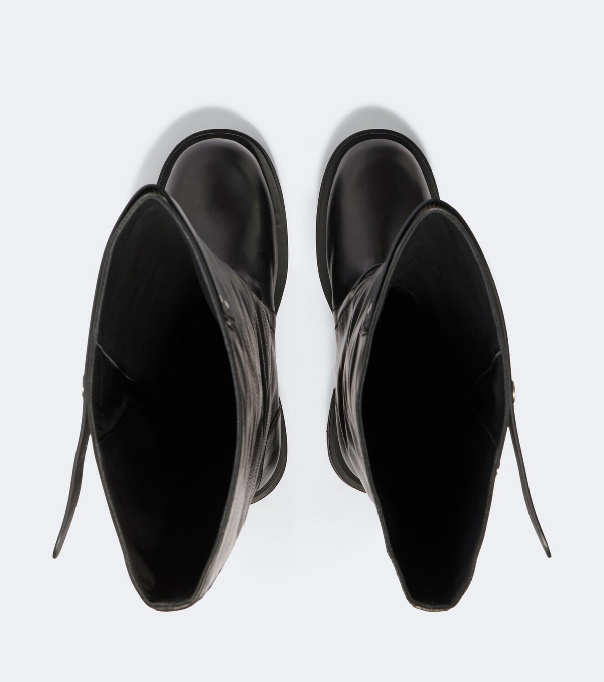 Rick Owens Naska leather knee-high boots