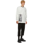 Song for the Mute White Stack Pullover Sweater