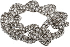 Isabel Marant Silver Funky Ring Chain Bracelet