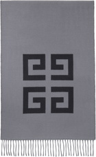 Givenchy Gray 4G Scarf