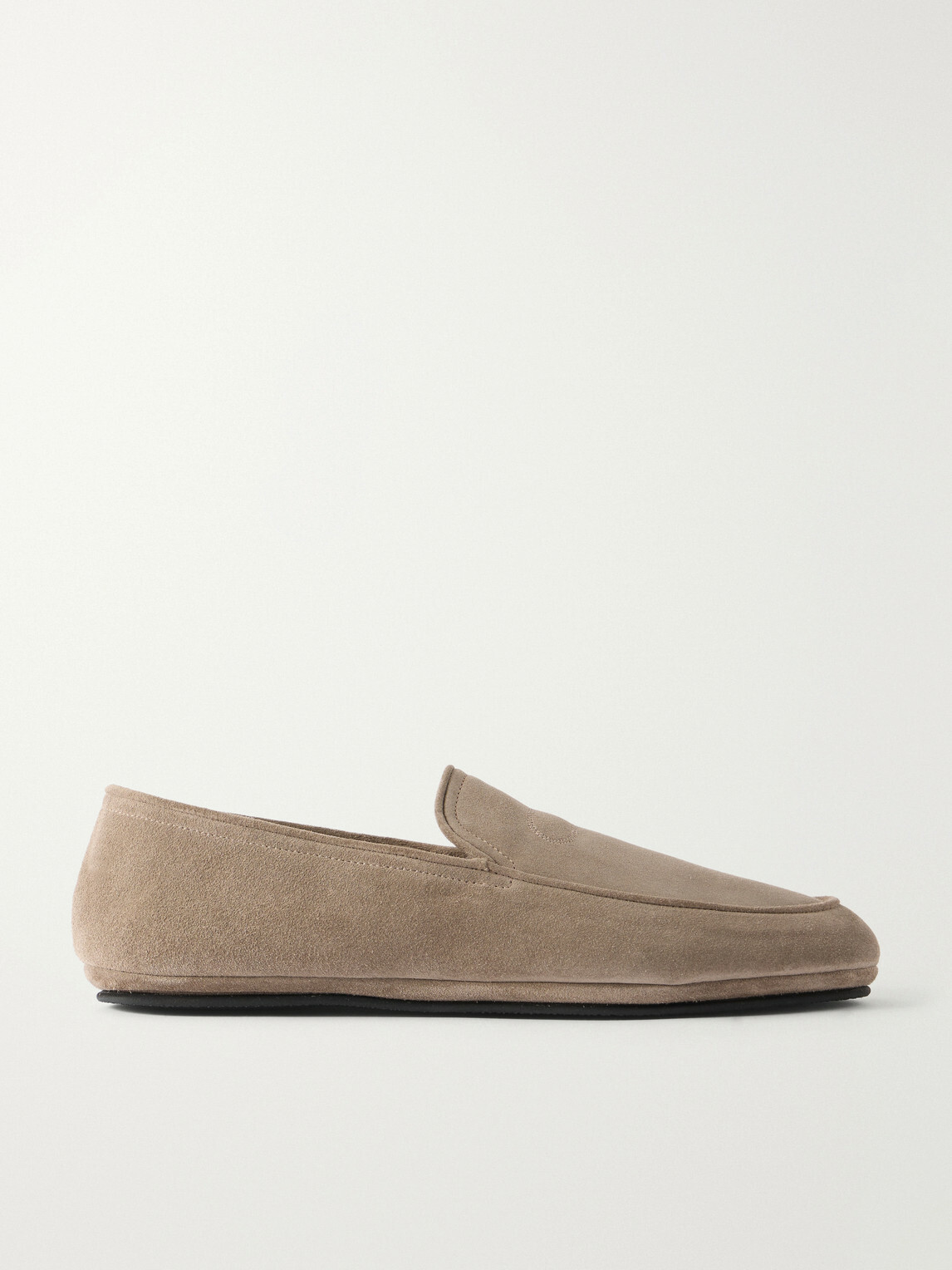 John Lobb - Kingstone Suede Slippers - Neutrals