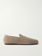 John Lobb - Kingstone Suede Slippers - Neutrals