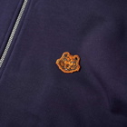 Kenzo Men's Tiger Crest Zip Hoody in Navy Blue
