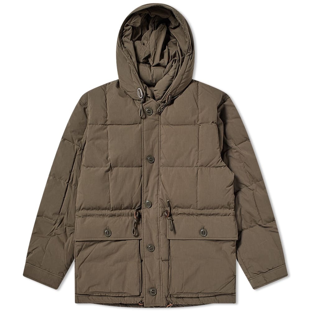 FrizmWORKS Men's Karakoram Down Parka Jacket 004 in Dark Gray FrizmWORKS