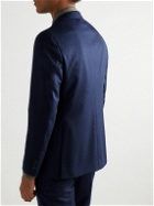 Caruso - Wool-Flannel Suit Jacket - Blue