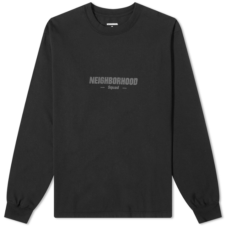 Photo: Neighborhood Men's Long Sleeve LS-5 T-Shirt in Black
