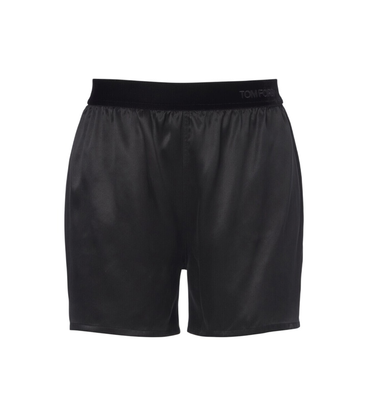 Photo: Tom Ford Silk satin pajama shorts