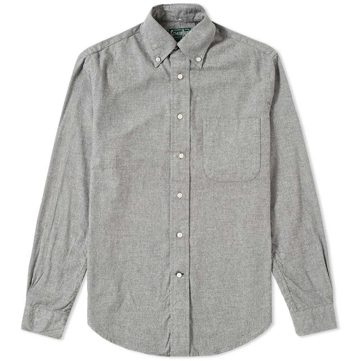 Photo: Gitman Vintage Classic Flannel Shirt Grey