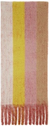 Marni Multicolor Logo Scarf
