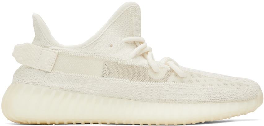 Photo: YEEZY White Yeezy Boost 350 V2 Sneakers