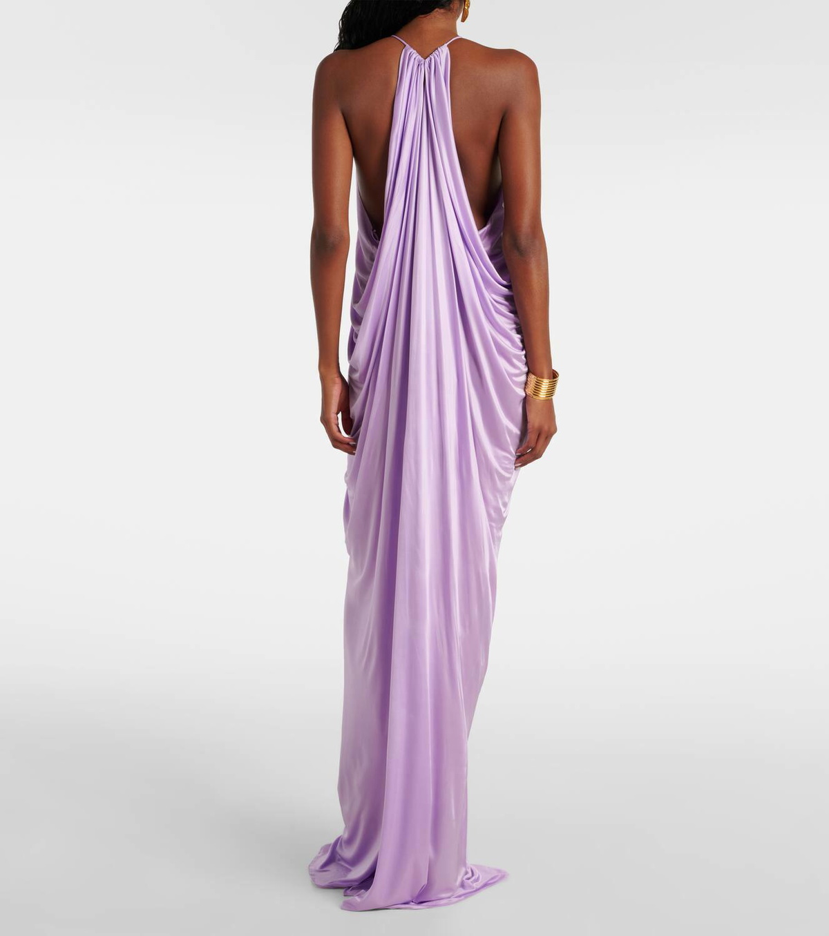Tom Ford Draped halterneck jersey gown TOM FORD