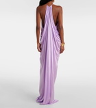 Tom Ford Draped halterneck jersey gown