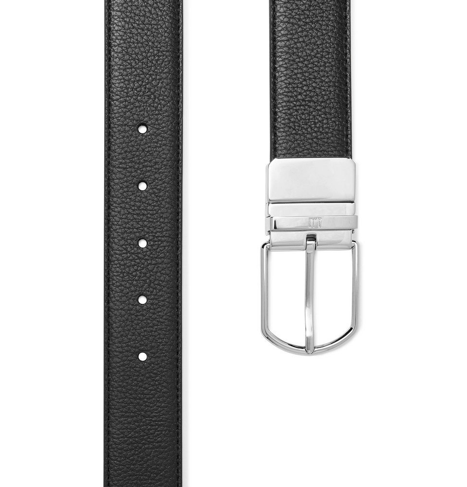 Dunhill - Leather Belt - Mens - Black