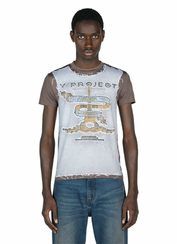 Photo: Y/Project - Paris Second Skin T-Shirt in Brown