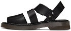 A.P.C. Black Arielle Sandals