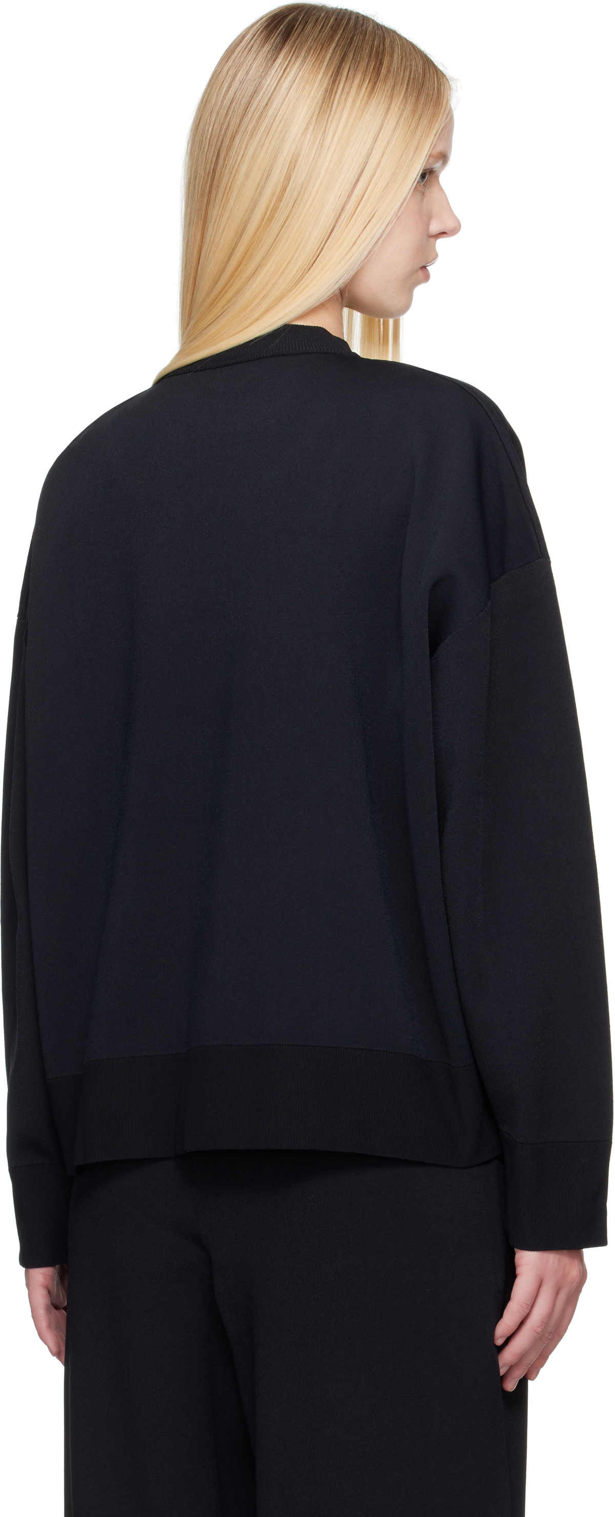 Studio Nicholson Navy Idro Knit Sweater