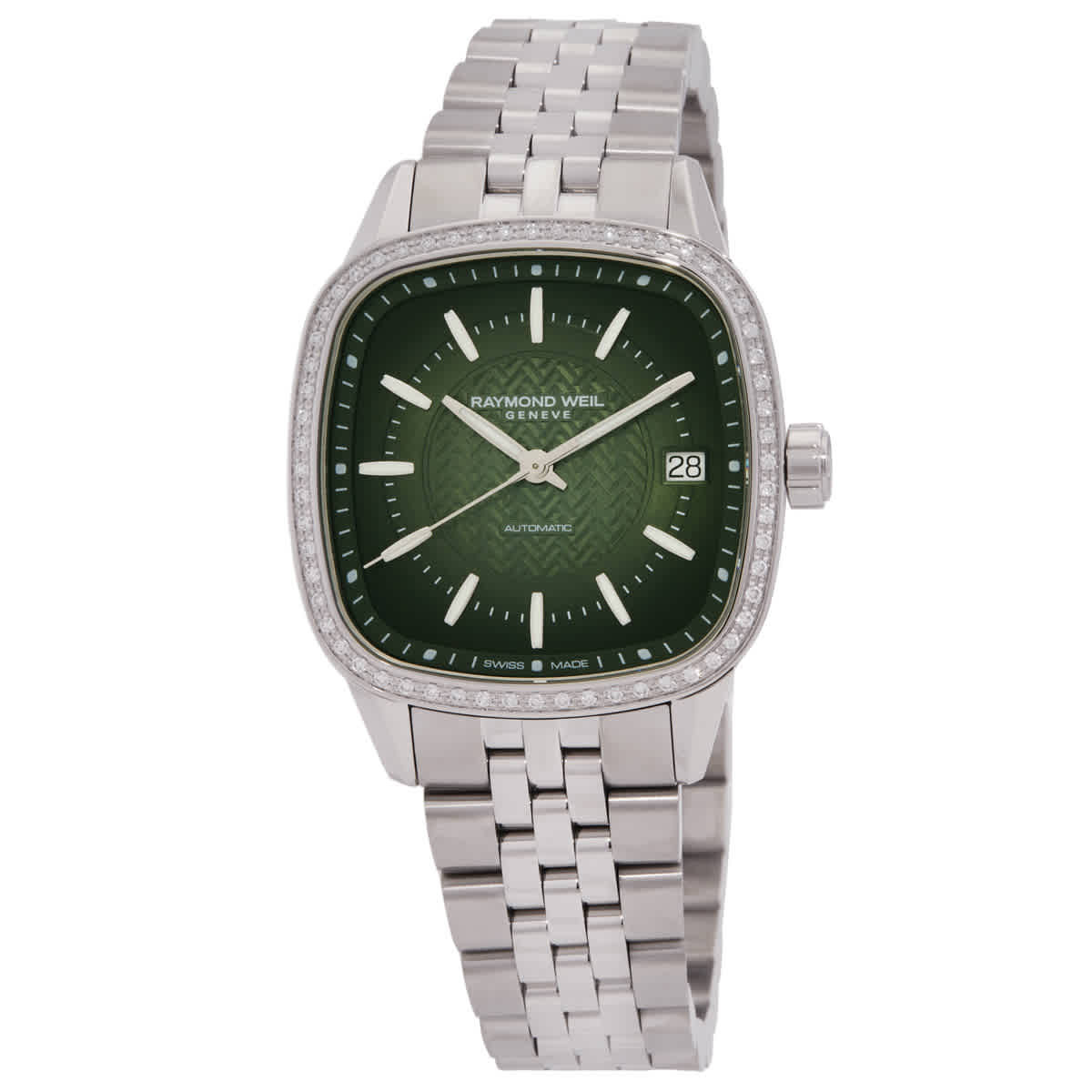 Raymond Weil Freelancer Automatic Diamond Ladies Watch 2490-STS-52051
