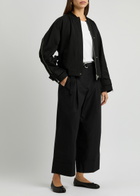 3.1 Phillip Lim Panelled Cotton-blend Jacket Black