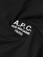 A.P.C. - Regis Logo-Embroidered Shell Blouson Jacket - Black