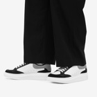 Alexander McQueen Men's Two Tone Oversized Sneakers in White/Black