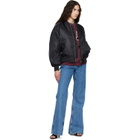 ANINE BING Black Leon Bomber Jacket