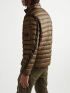 C.P. Company - Quilted Ripstop Down Jacket - Brown