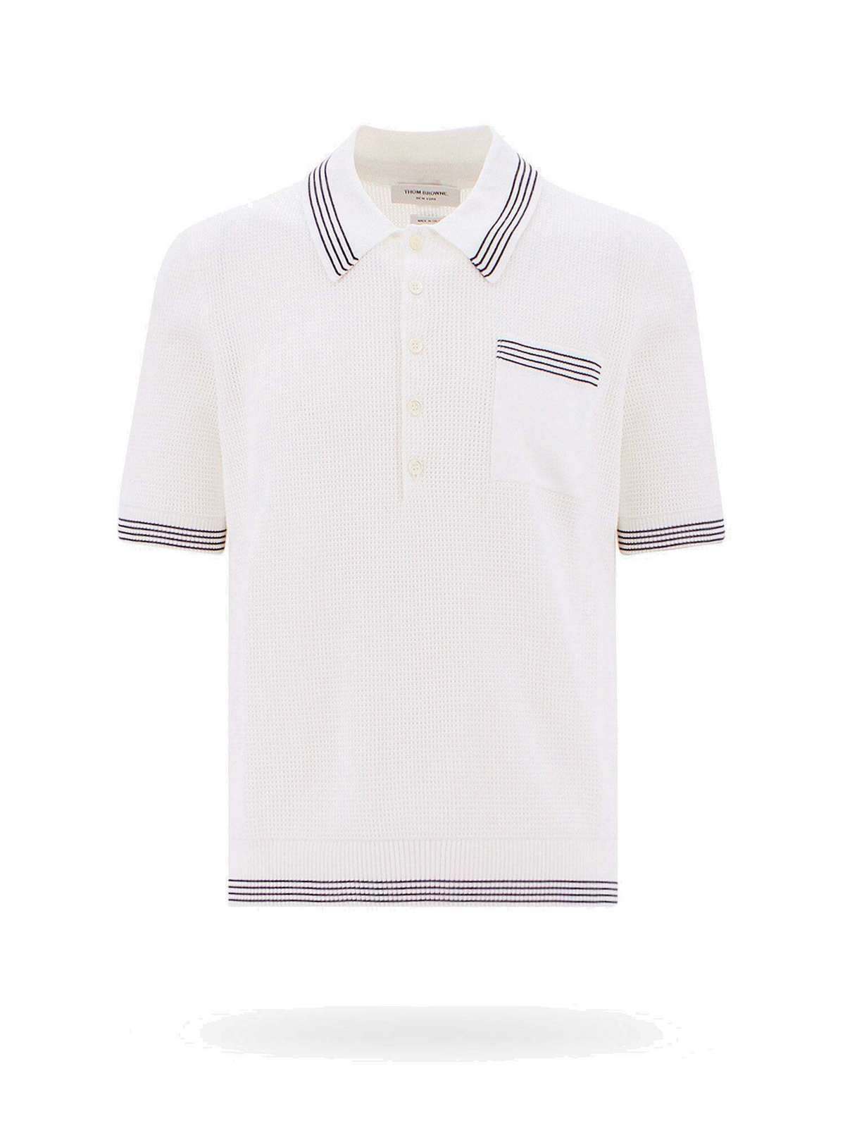 Thom Browne White Polo Shirt main image 1