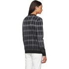 Fendi Black and Grey Wool Forever Fendi Sweater