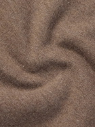 Thom Browne - Logo-Appliquéd Striped Wool-Jersey Hoodie - Brown