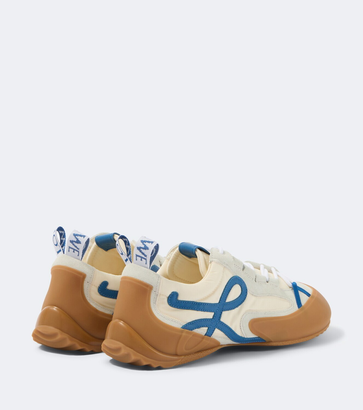 Loewe Grip Anagram suede-trimmed sneakers