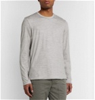 Sease - Reversible Cotton-Jersey Sweater - Gray