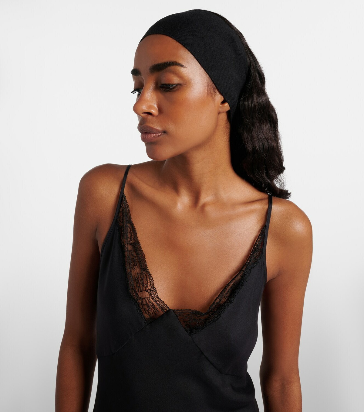The Row Ombrea cashmere and silk-blend headband