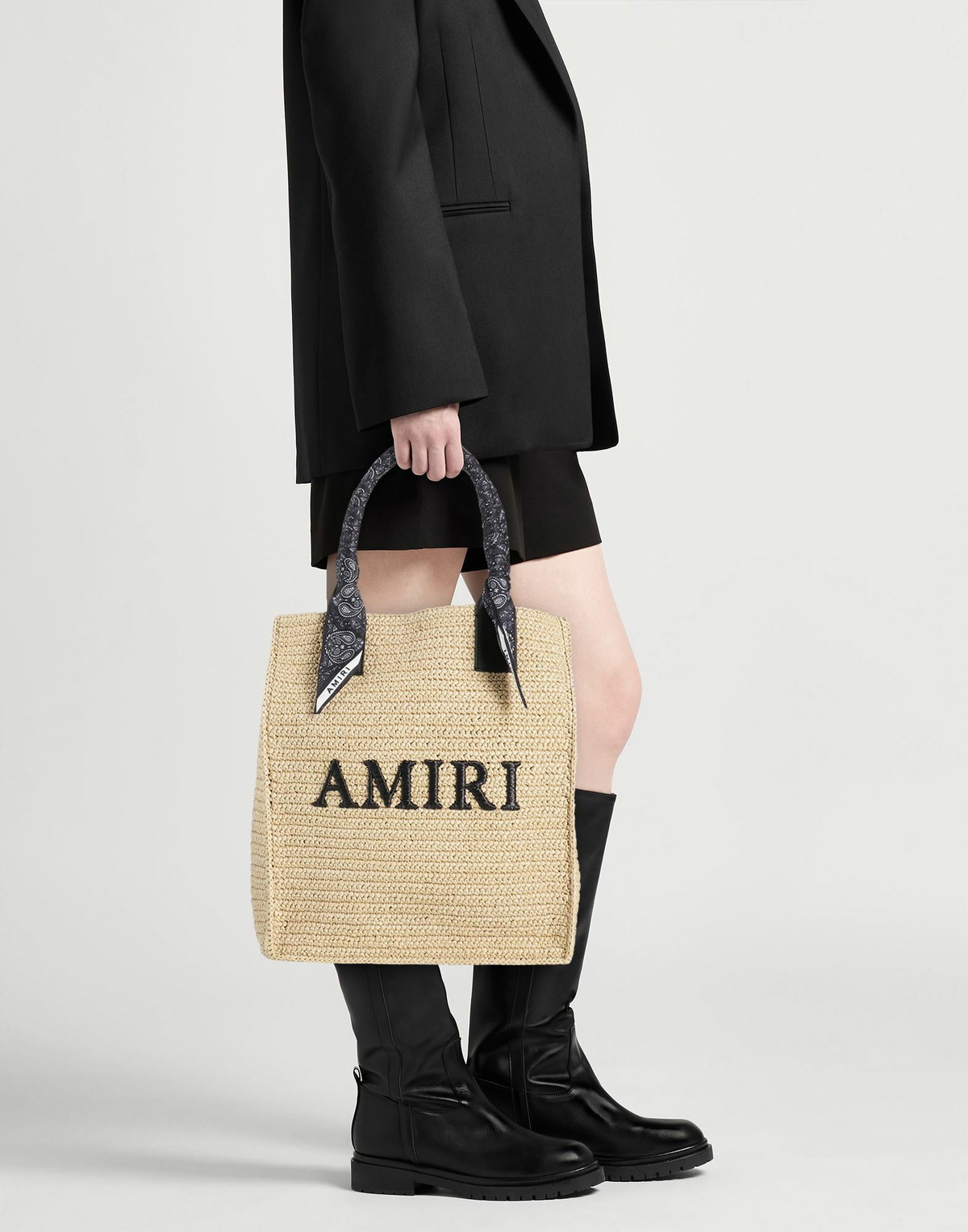 Amiri Womens Shoulder bag in Beige